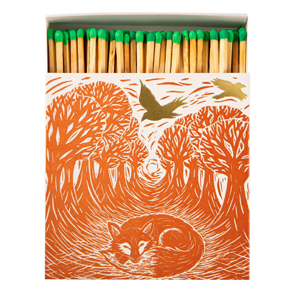 Woodland Fox | Square - Safety Matches