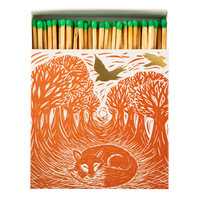 Woodland Fox | Square - Safety Matches