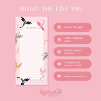 Side Quests List Pad – Fantasy Stationery Gifts