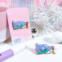 Ship in a Bottle Enamel Pin