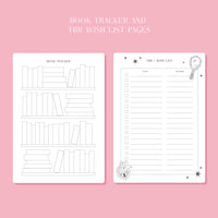 Romantasy Reading Journal – Literary 50 Book Review Notebook