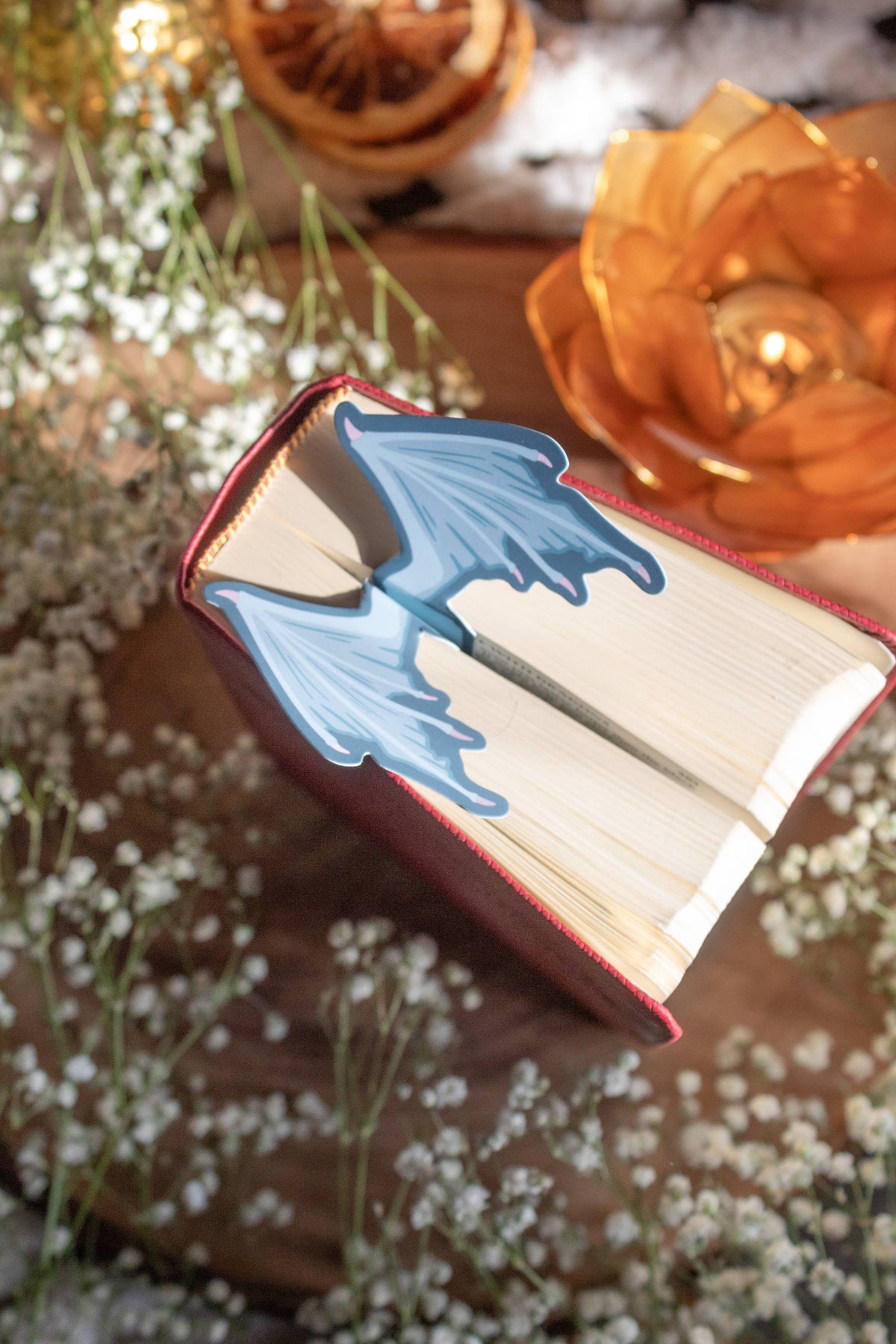 3D Dragon Wings Bookmark