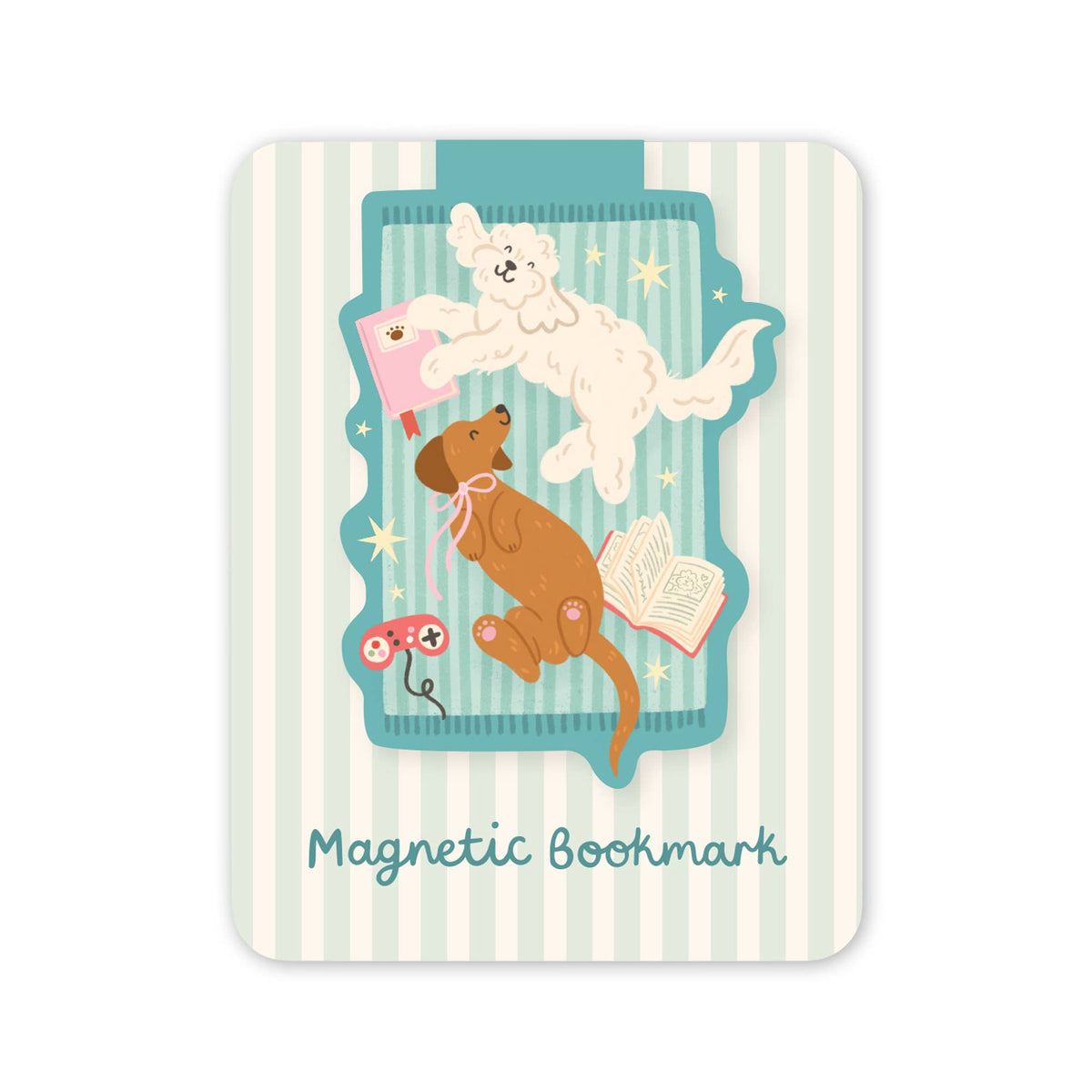 Cosy Dogs Magnetic Bookmark - Cute Dog Literary Gift
