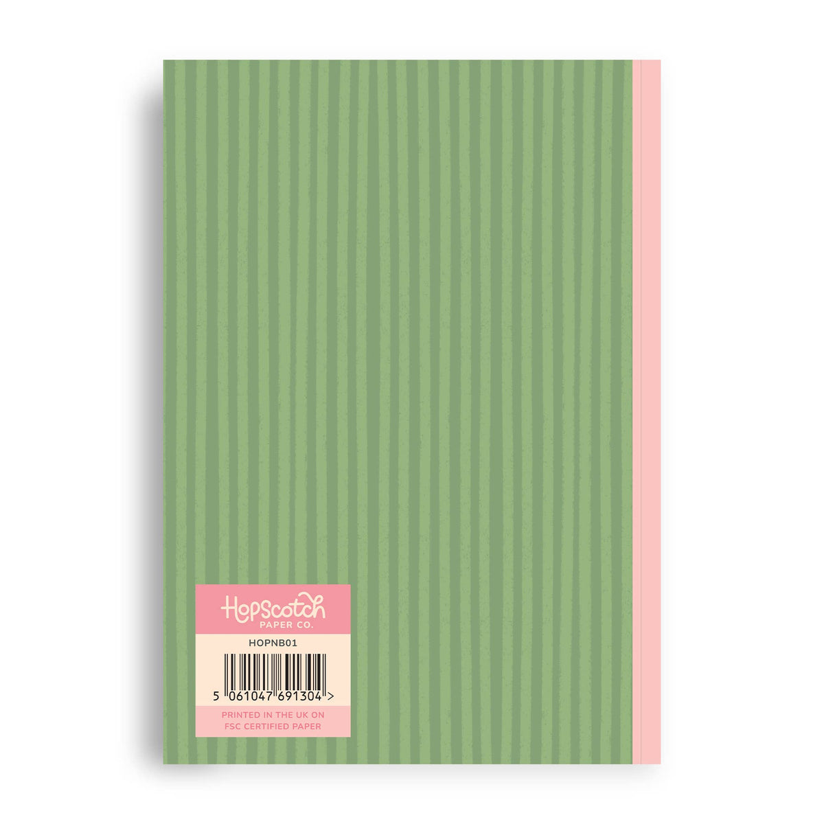A5 Notebook, Frog Themed – Journal with 80 Lined Pages