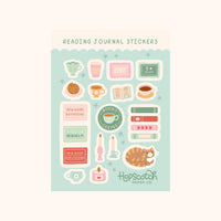 Reading Journal Sticker Sheet - Literary Stationery and Gift