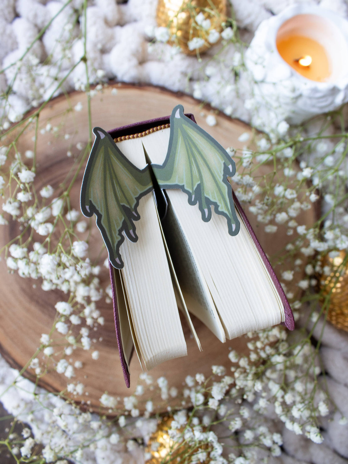 3D Dragon Wings Bookmark