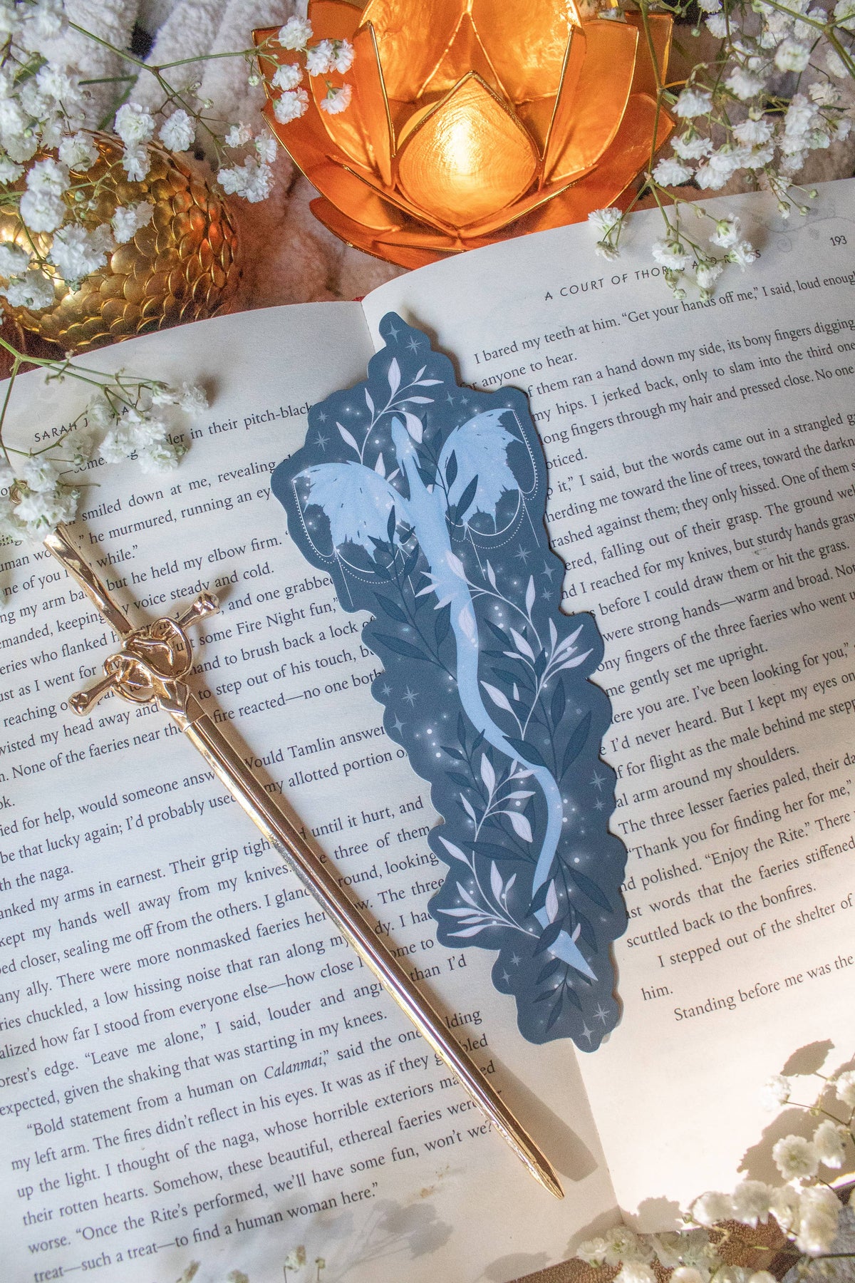 When the Moon Hatched Moonplume Dragon Bookmark