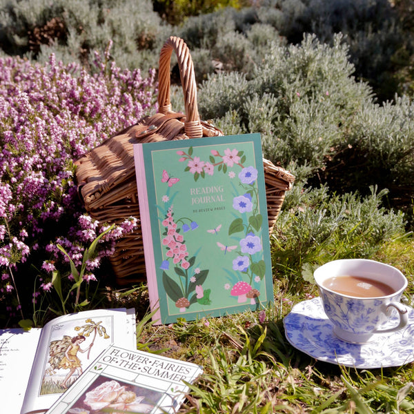 Whimsical Reading Journal – Literary 50 Book Review Notebook