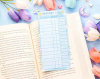 Craft Time Reading Log Bookmark