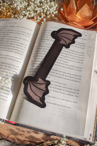 3D Bat Wings Bookmark