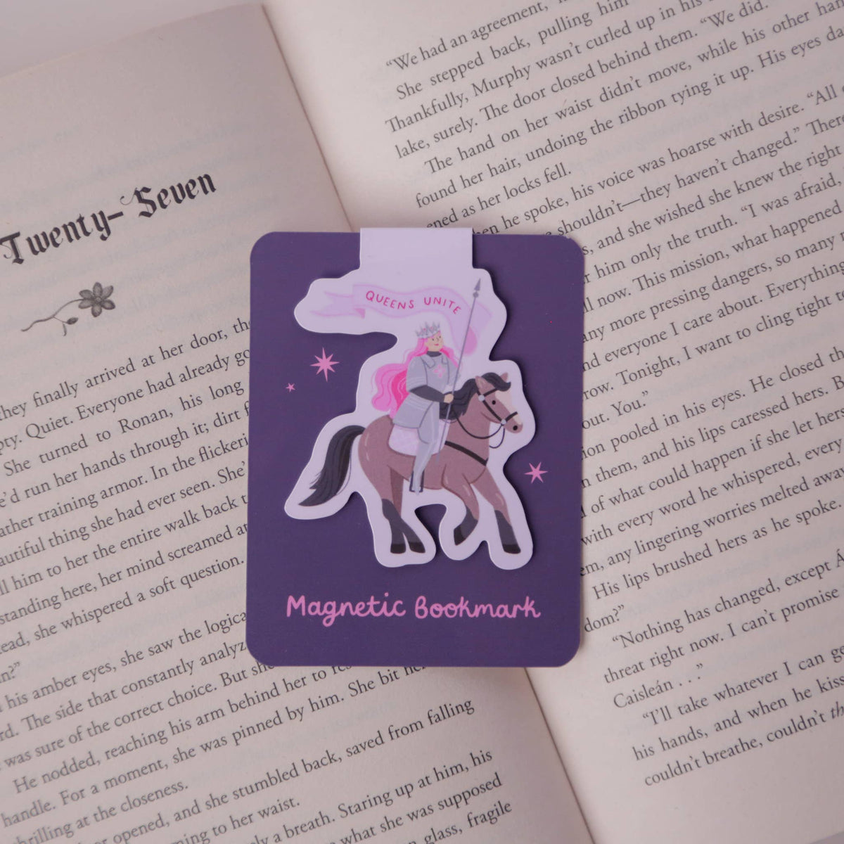 Fantasy Queen Magnetic Bookmark - Feminist Book Accessory