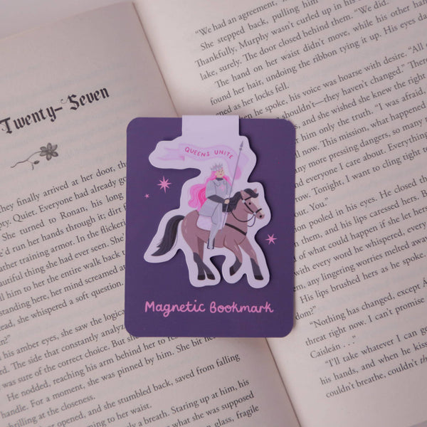 Fantasy Queen Magnetic Bookmark - Feminist Book Accessory