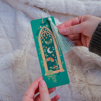 Forest Window, Fantasy Bookmark with Tassel