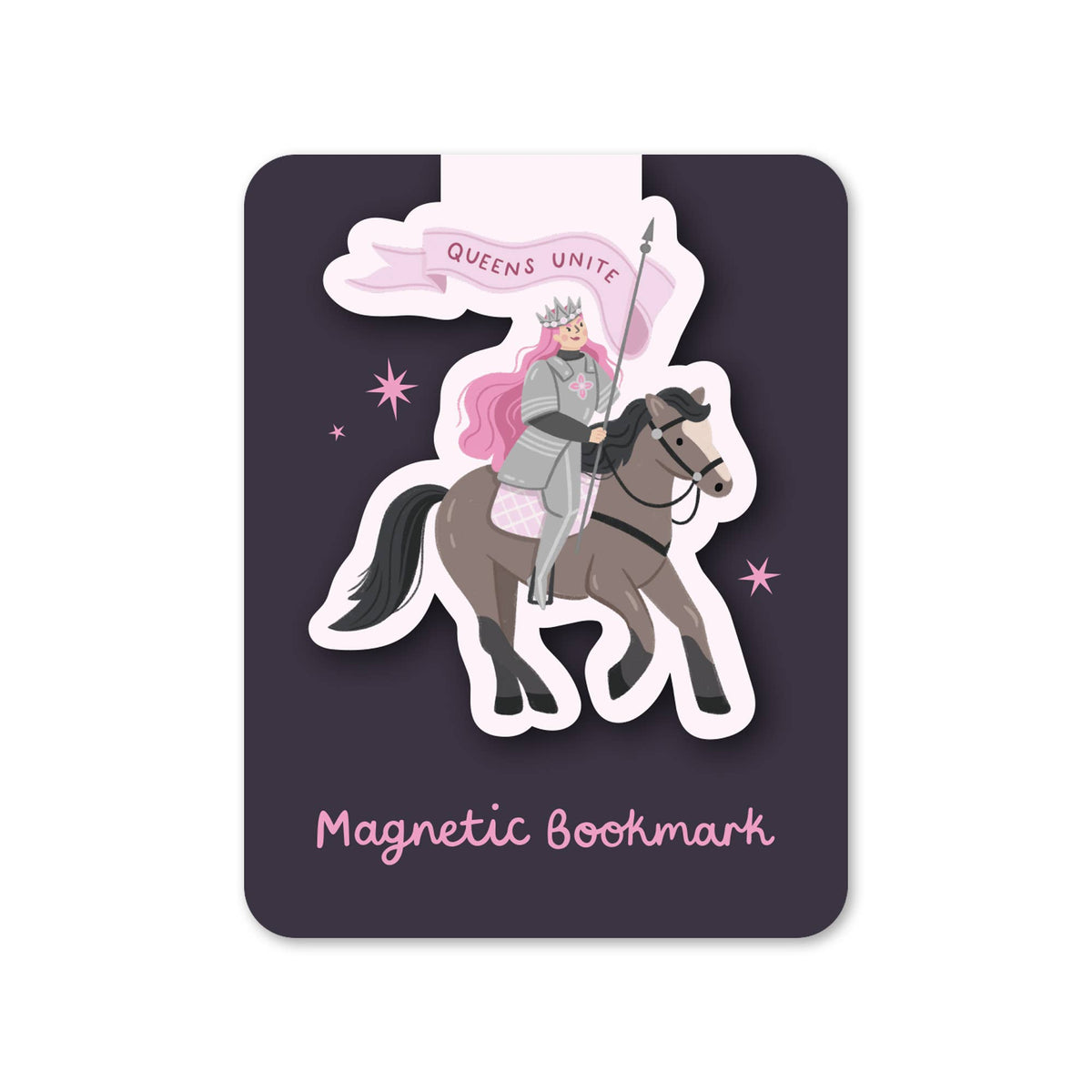 Fantasy Queen Magnetic Bookmark - Feminist Book Accessory