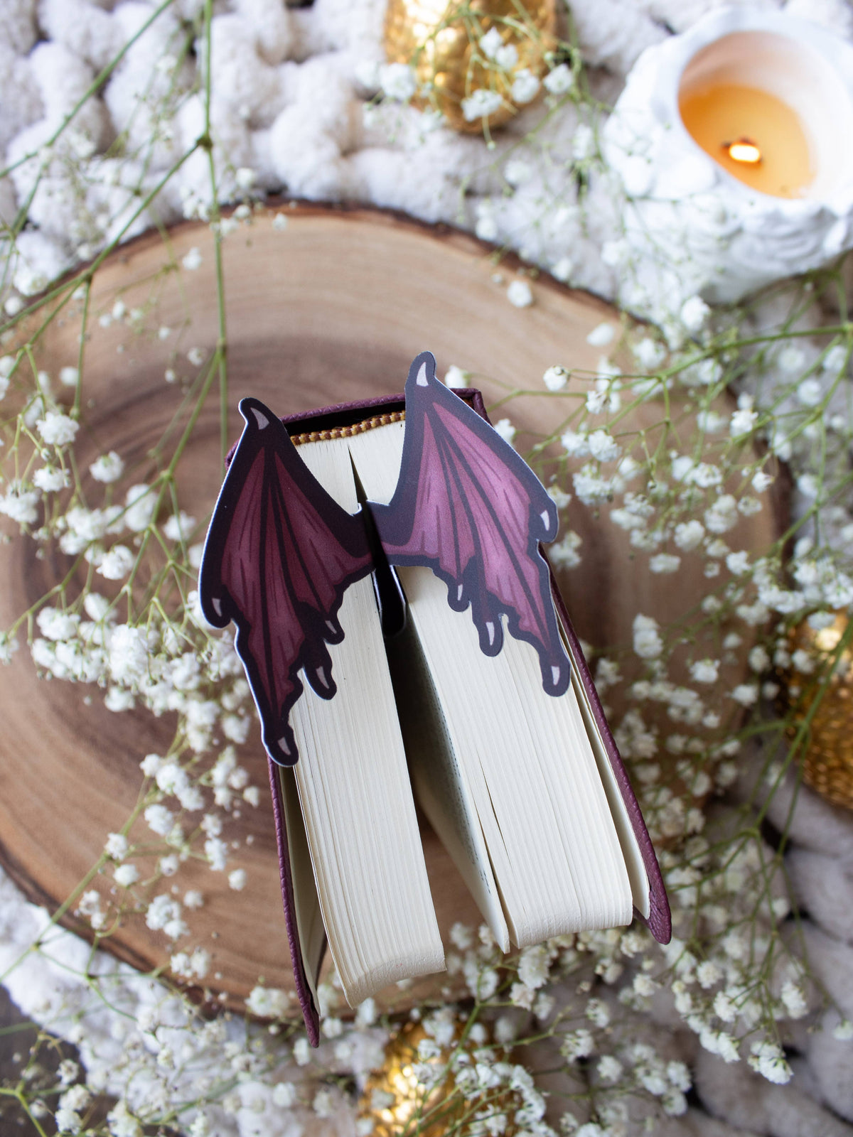 3D Dragon Wings Bookmark