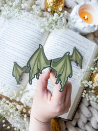 3D Dragon Wings Bookmark