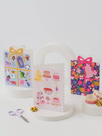 Wrapped in Wonder Toy Themed Kids Birthday Card with Foil