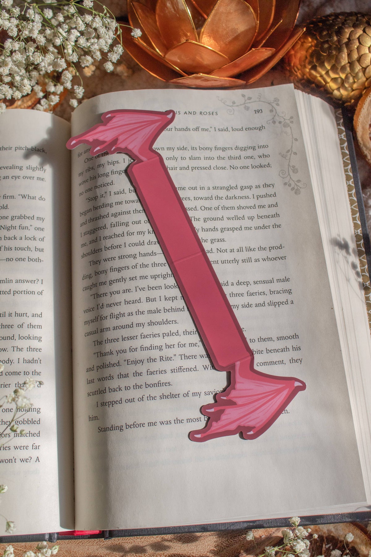 3D Dragon Wings Bookmark