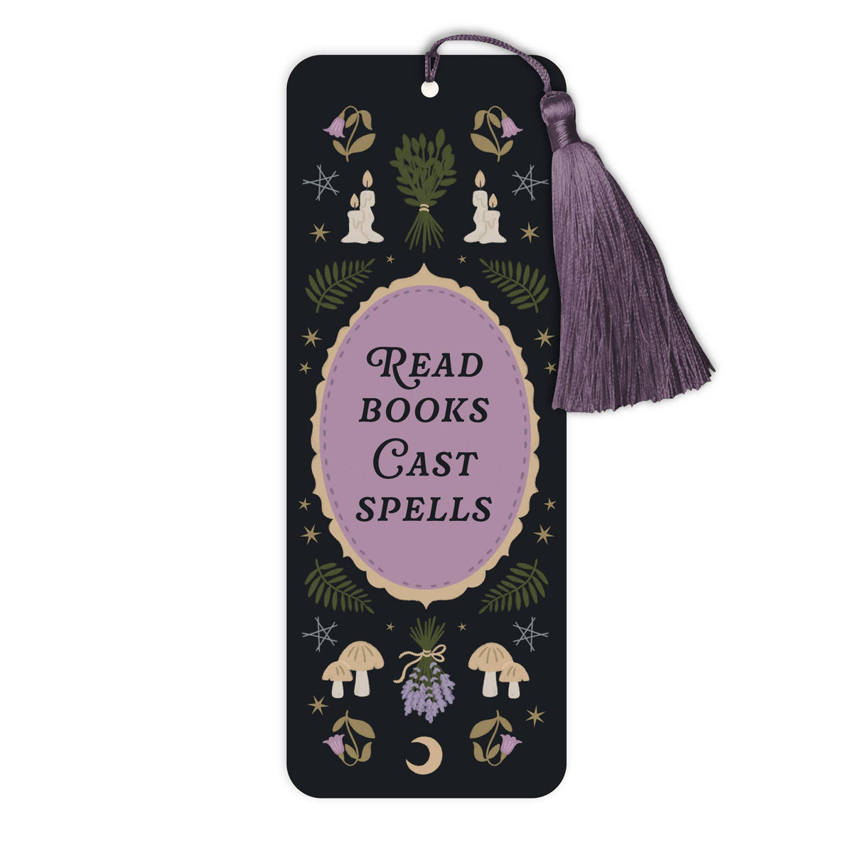 Read Books Cast Spells Bookmark with Tassel – Witchy Gift