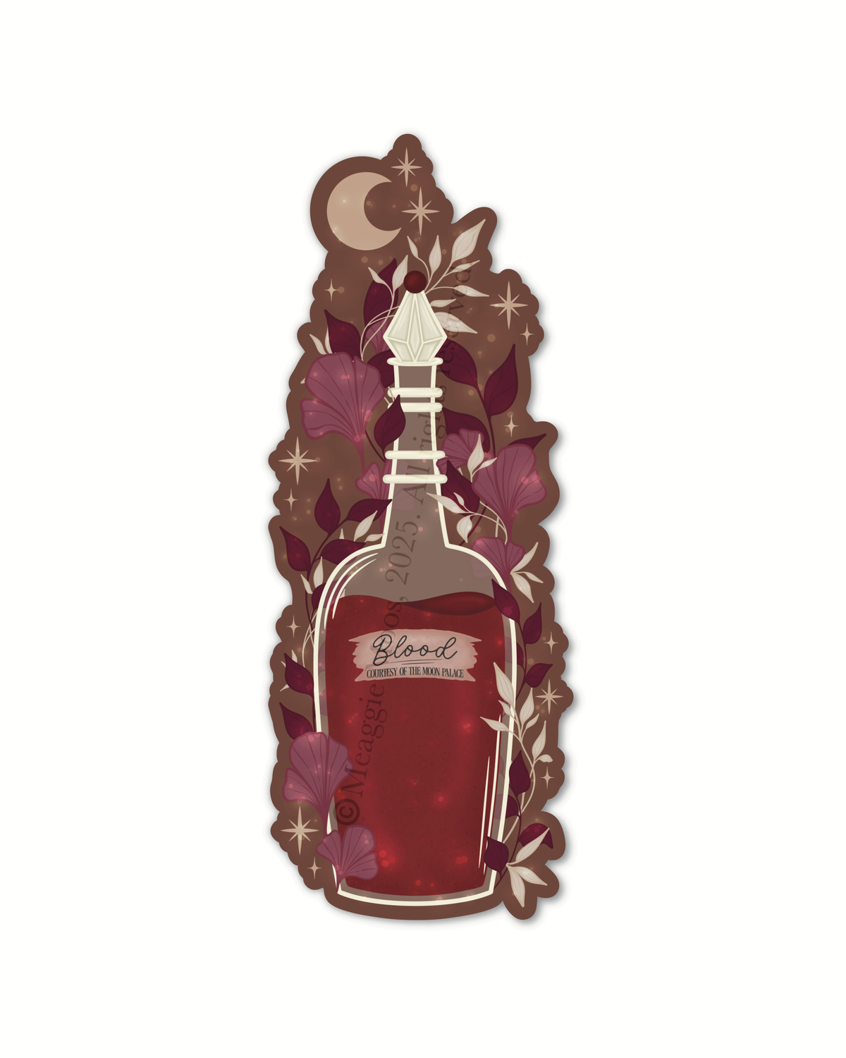 Crowns of Nyaxia Blood Carafe Die-Cut Bookmark