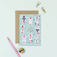 Party Llamas Birthday Card