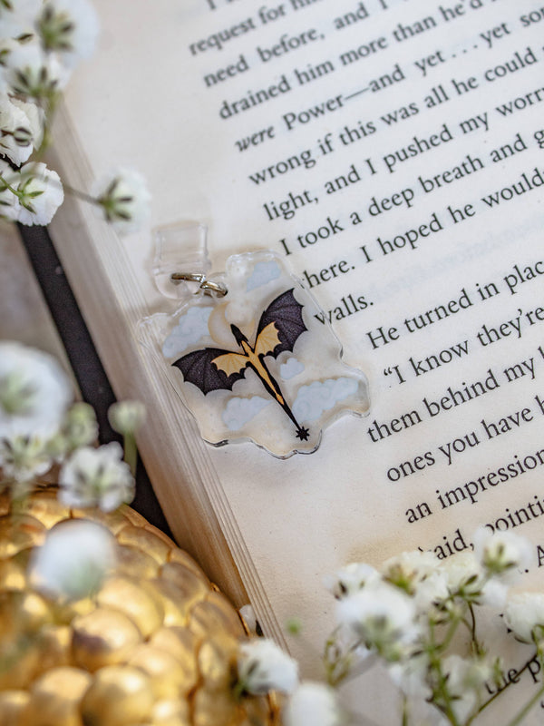 Fourth Wing Signet Kindle Charm