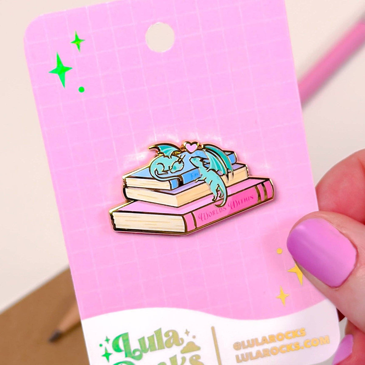 Sleepy Dragons Enamel Pin