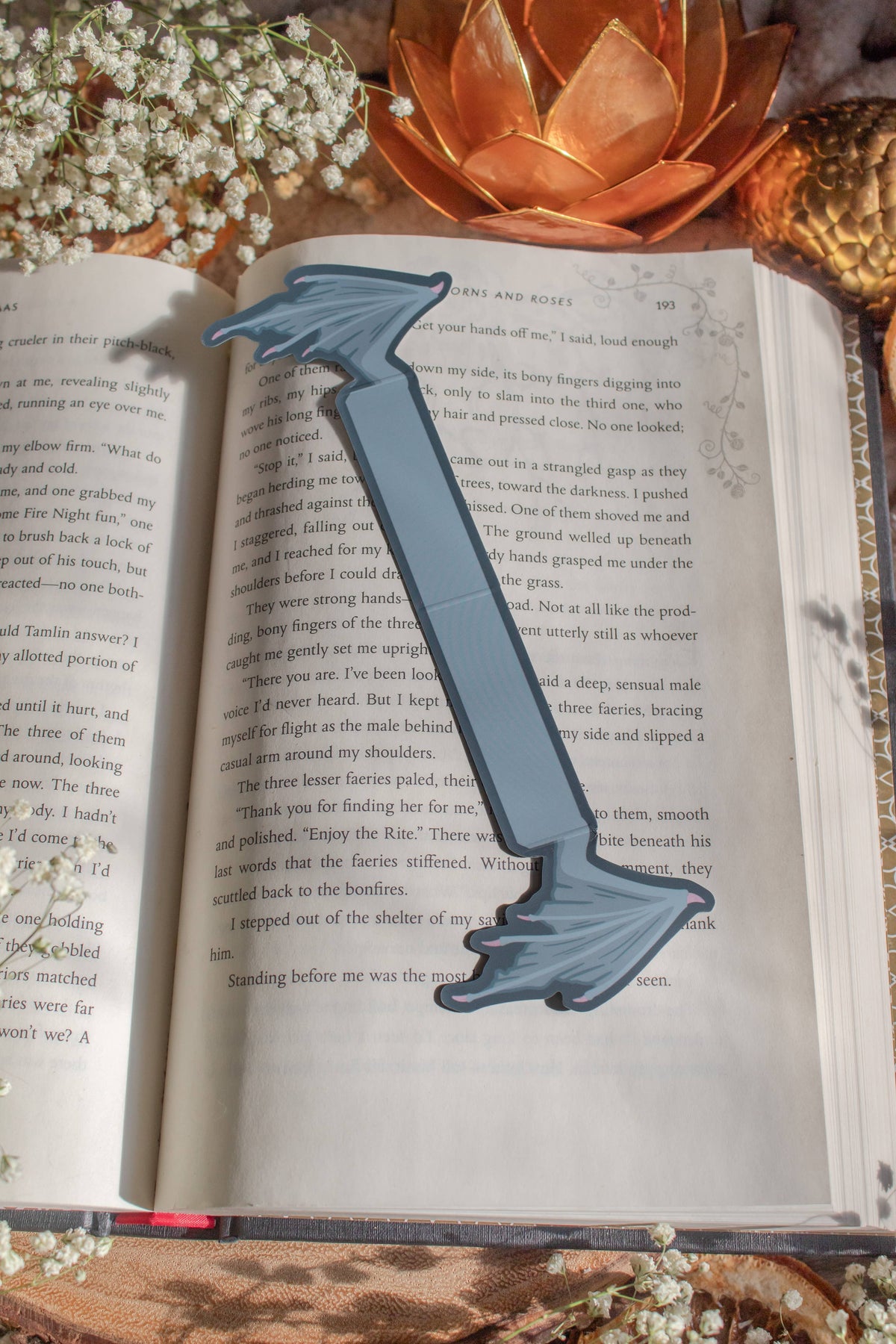 3D Dragon Wings Bookmark