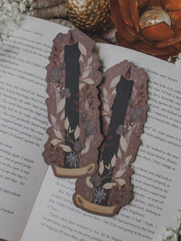 Black Flame Candle Bookmark