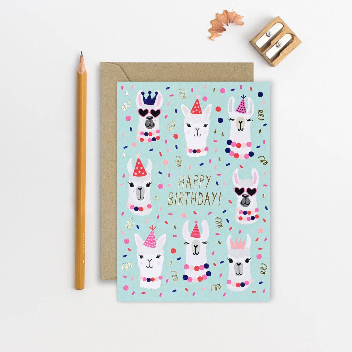 Party Llamas Birthday Card
