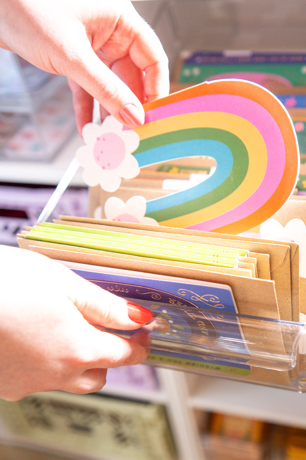 Rainbow greetings card