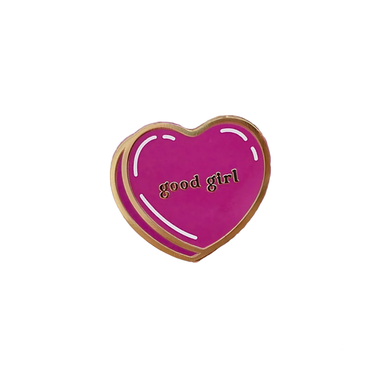 Good girl enamel pin