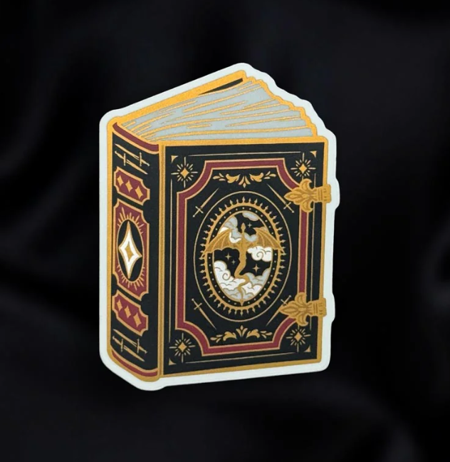 Dragon Tome Sticker