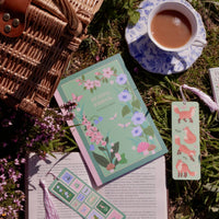 Whimsical Reading Journal – Literary 50 Book Review Notebook