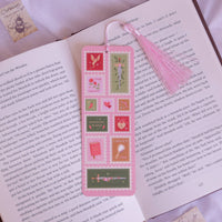 Romantasy Stamps Bookmark, Fantasy Bookmark with Tassel