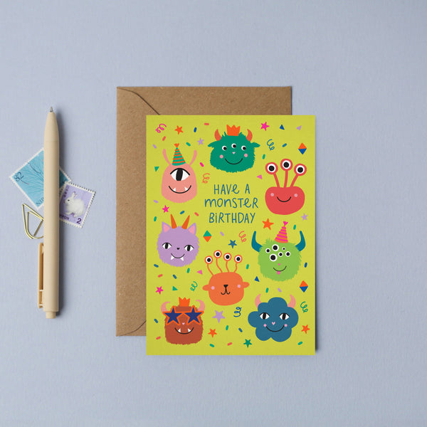 Party Monsters Card