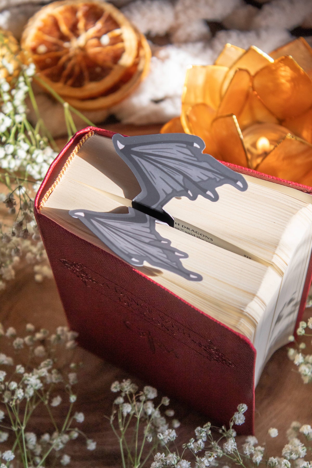 3D Dragon Wings Bookmark