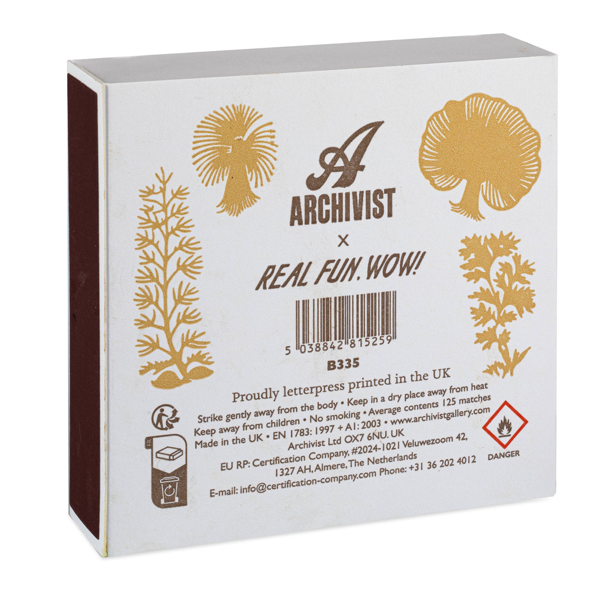 Mushroom | Square - Safety Matches