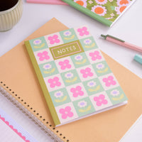 Floral Notebook – A5 Journal with 80 Lined Pages