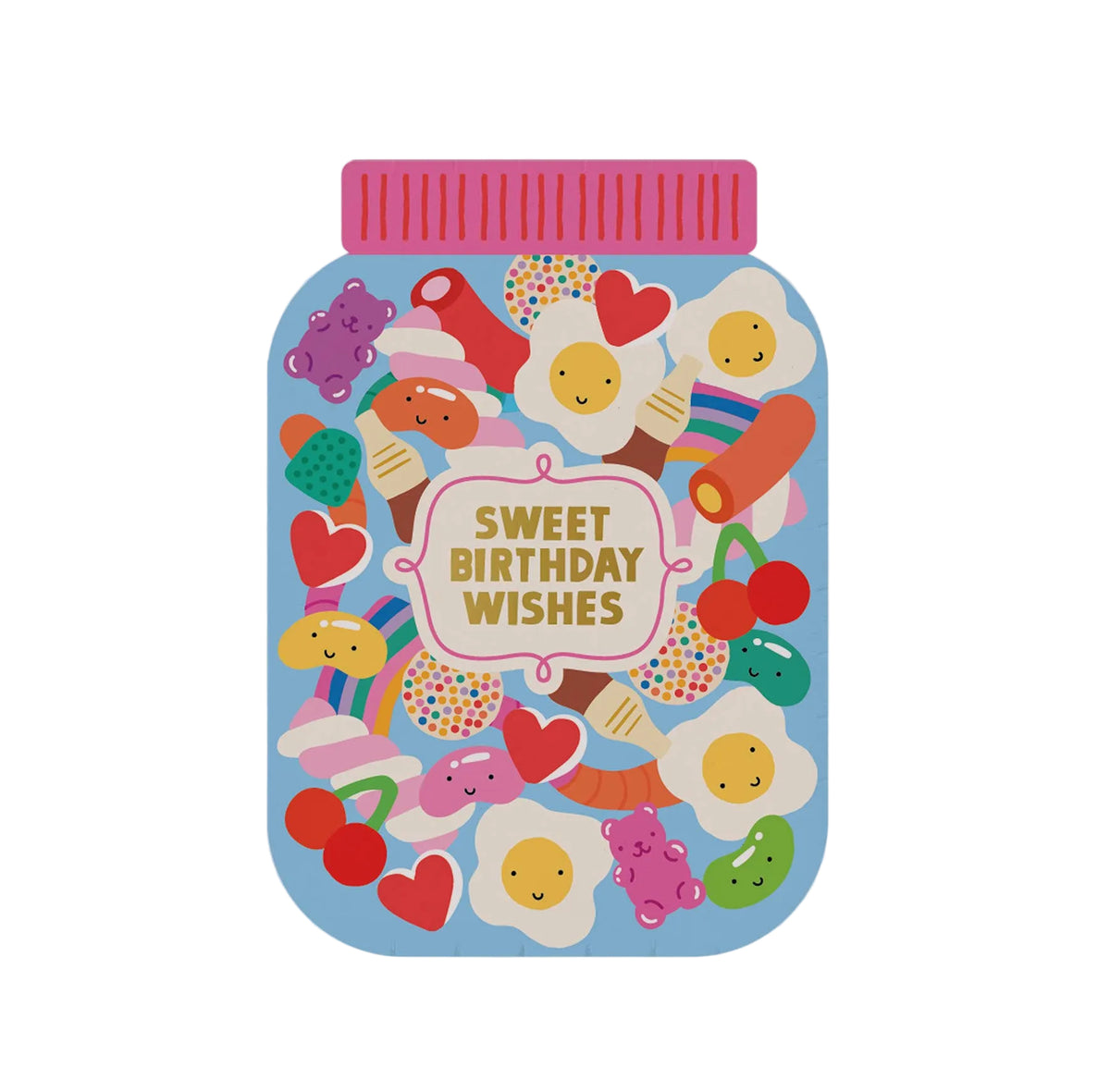Sugar Rush Sweet Jar Kid's Birthday Card