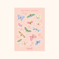 Butterflies Sticker Sheet - Fantasy Book Gifts