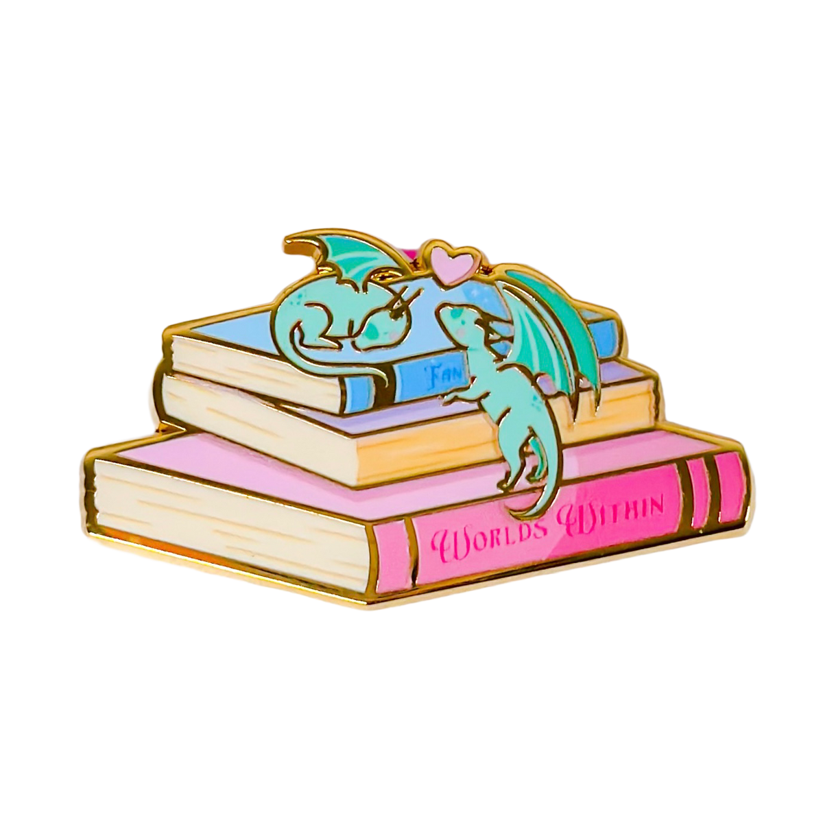 Sleepy Dragons Enamel Pin