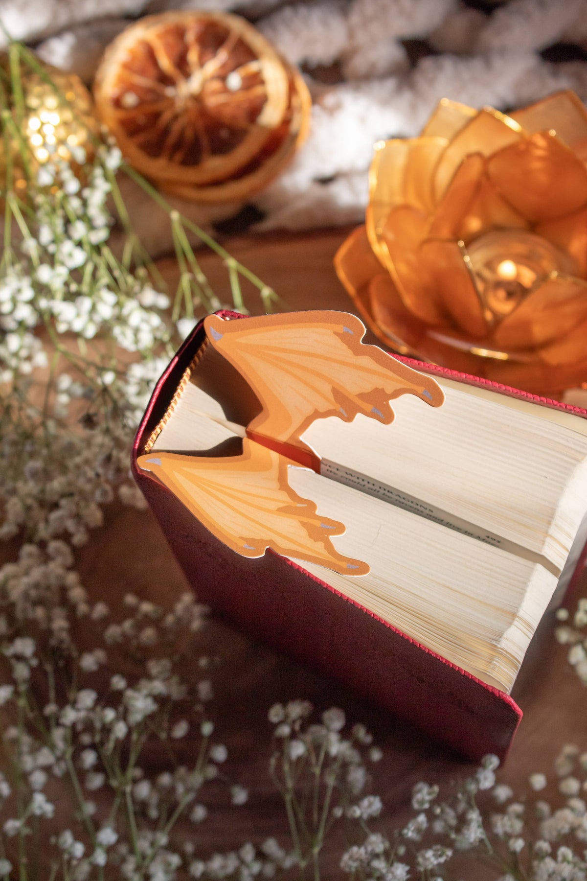 3D Dragon Wings Bookmark