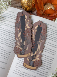 Black Flame Candle Bookmark