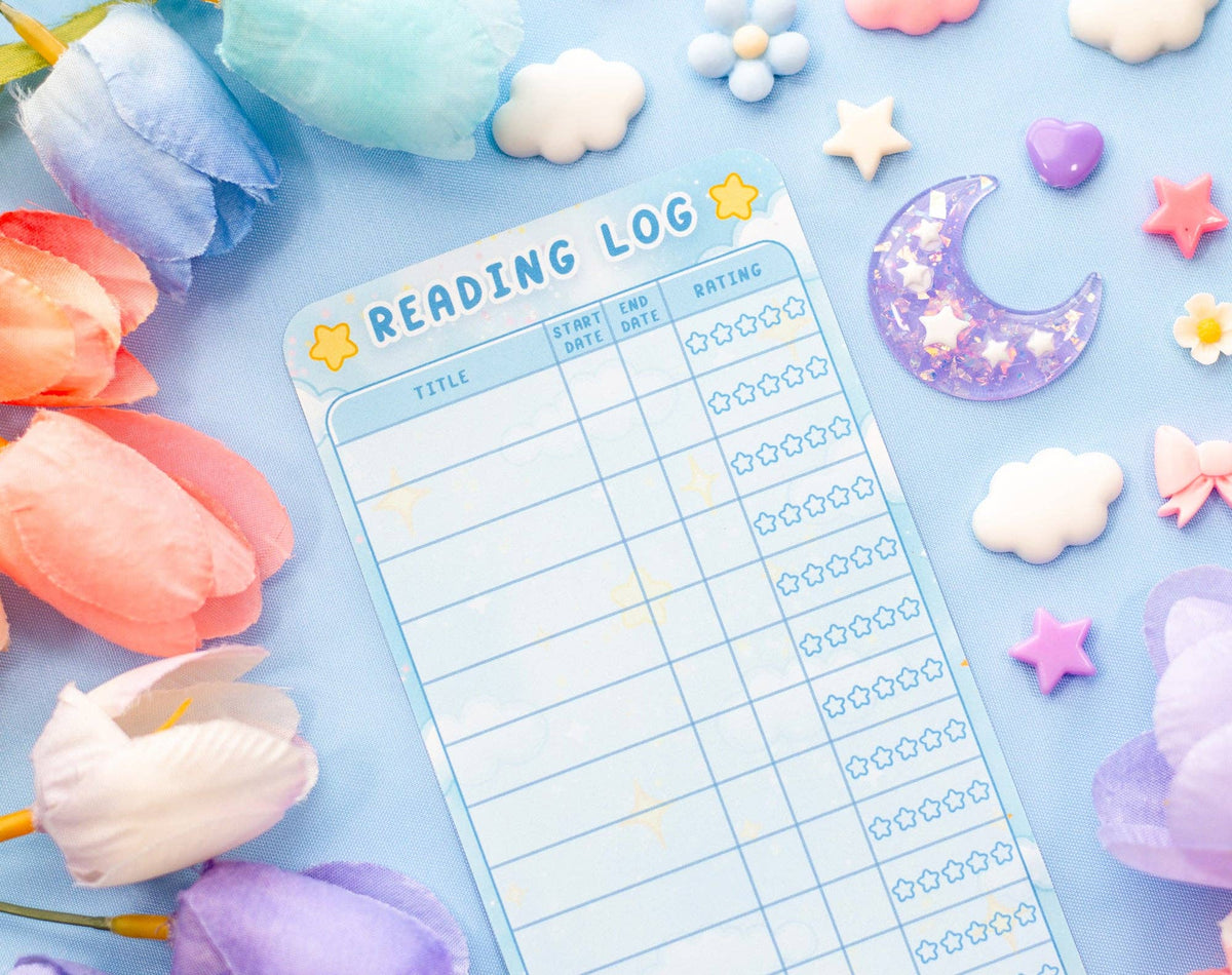 Craft Time Reading Log Bookmark