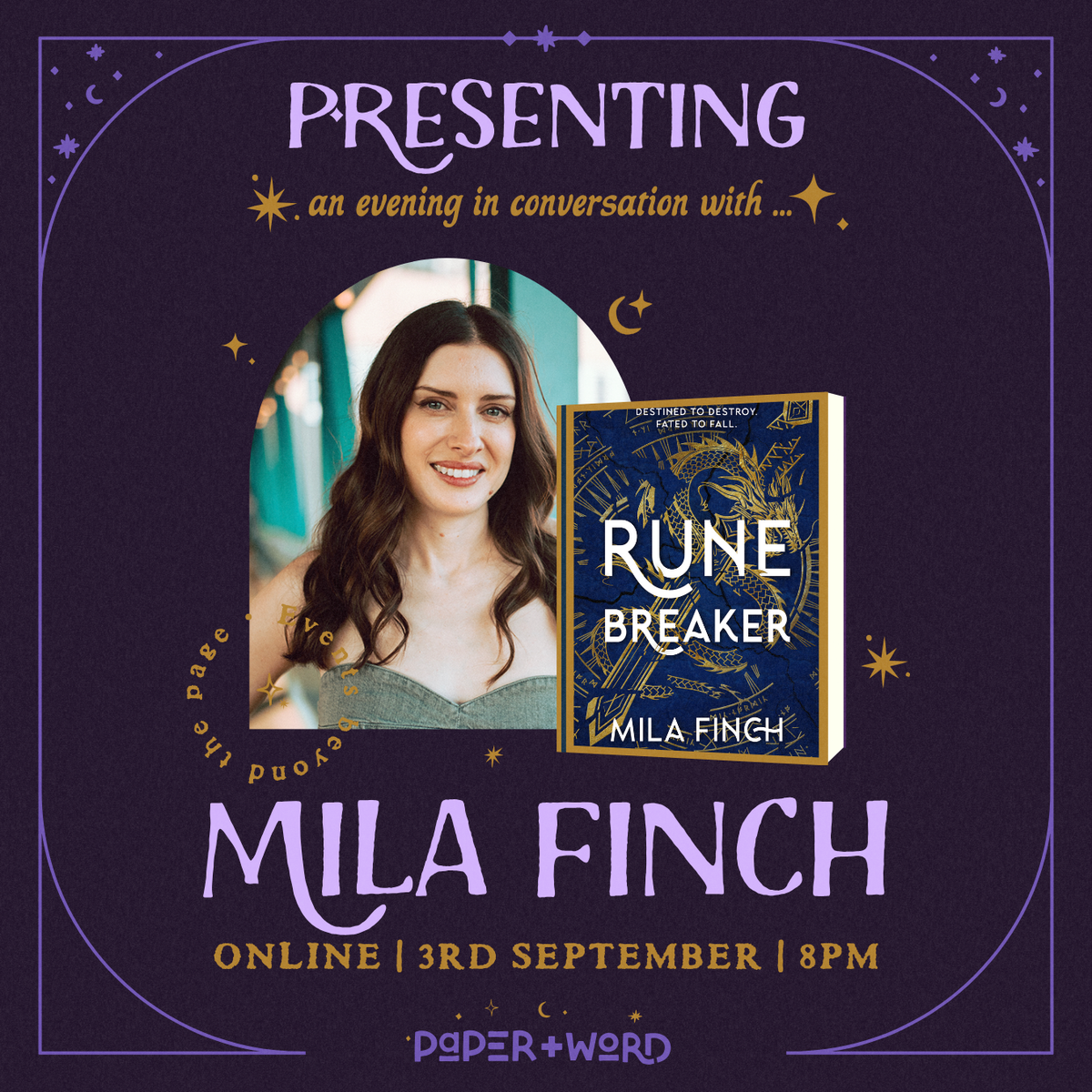 Mila Finch - Runebreaker online event
