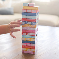 Tumbling book stack game