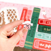 Christmas bookshelf jigsaw puzzle
