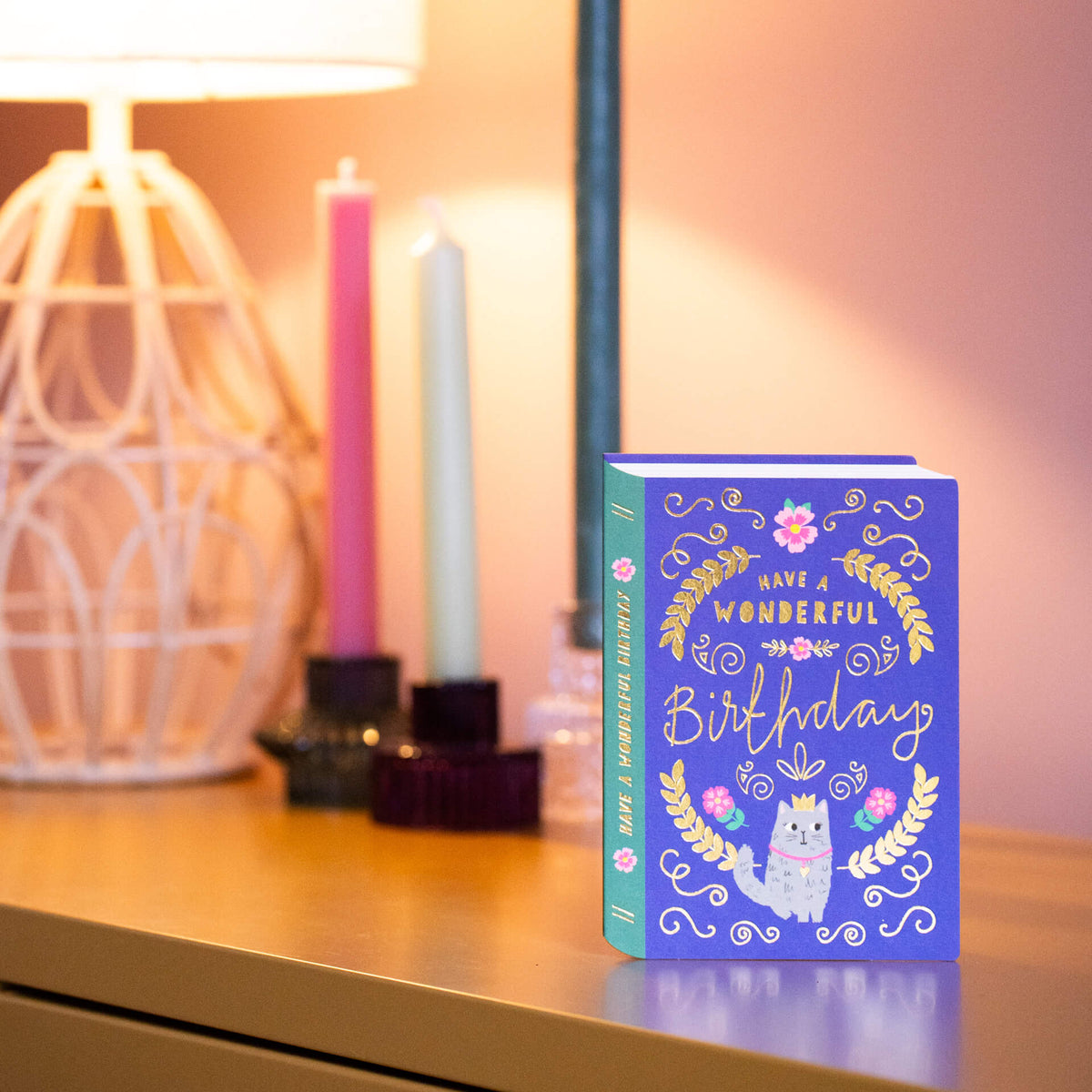 Kitty birthday card