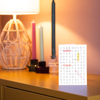 Wordsearch card